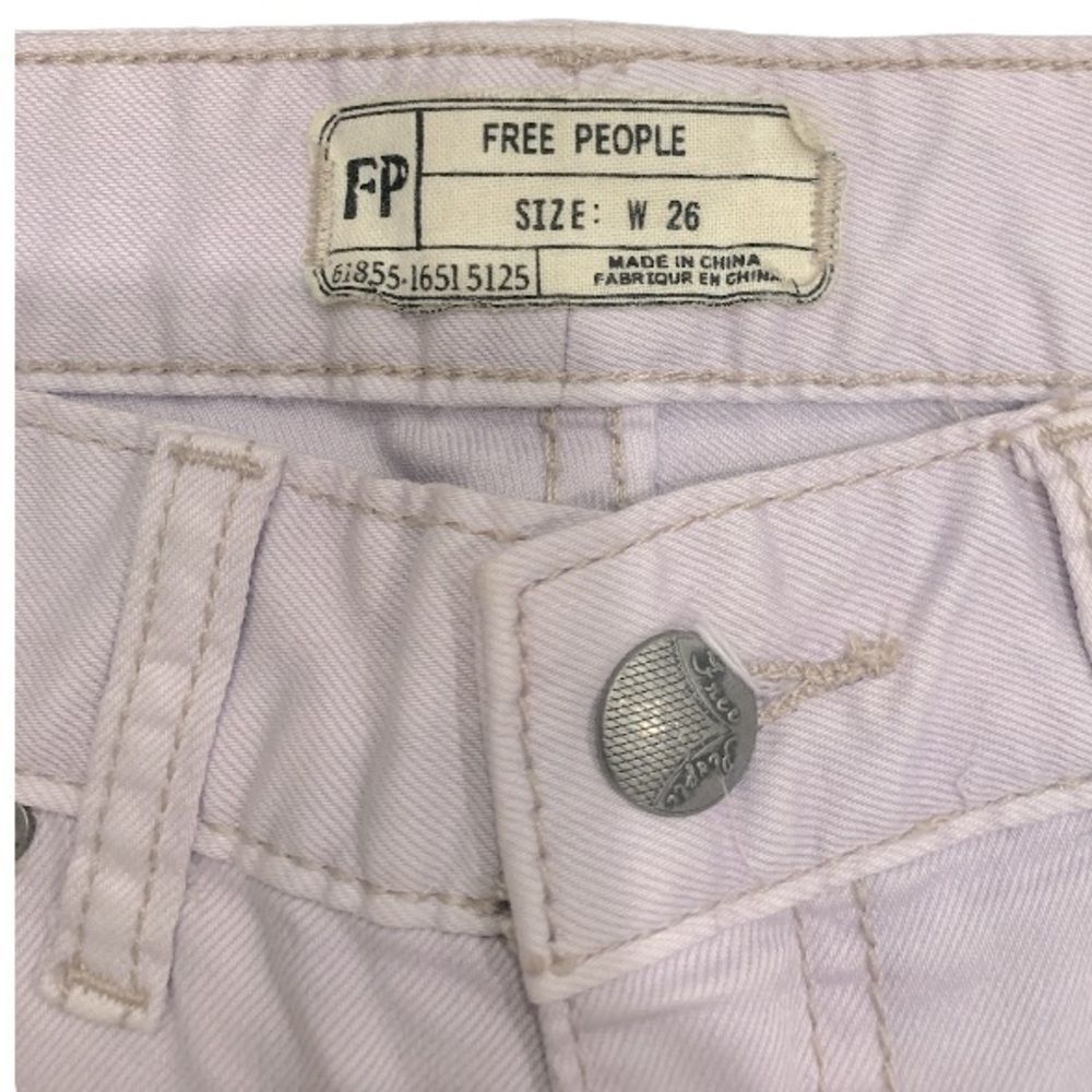 FREE PEOPLE Pastel Lilac Skinny Jean